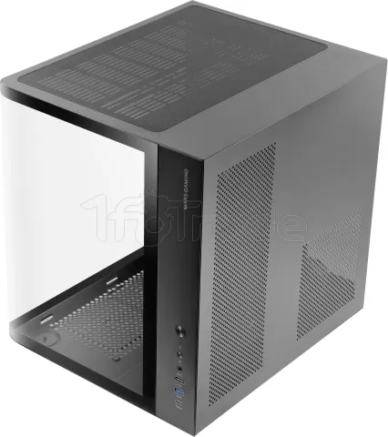 Photo de Boitier Moyen Tour ATX Mars Gaming MC-Curv avec panneaux vitrés (Noir)