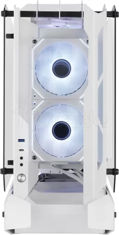 Photo de Boitier Moyen Tour ATX Mars Gaming MC-Edge RGB avec panneaux vitrés (Blanc)