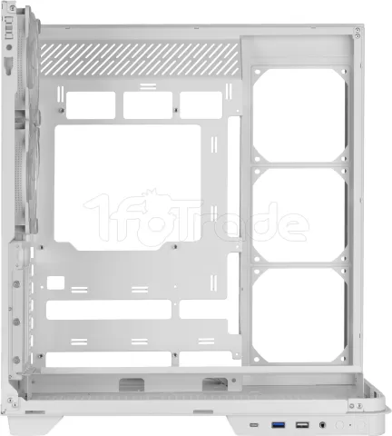 Photo de Boitier Moyen Tour ATX Mars Gaming MC-Infinio RGB avec panneaux vitrés (Blanc)