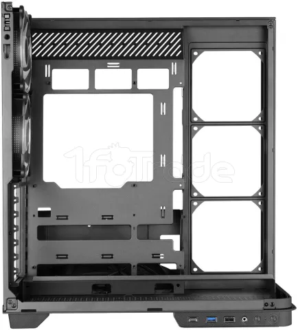 Photo de Boitier Moyen Tour ATX Mars Gaming MC-Infinio RGB avec panneaux vitrés (Noir)