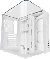Photo de Boitier Moyen Tour ATX Mars Gaming MC-INFINIOLITE avec panneaux vitrés (Blanc)
