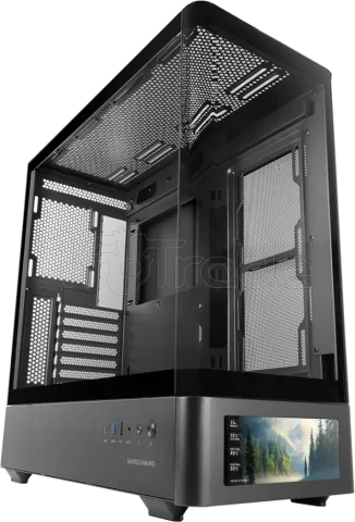 Photo de Boitier Moyen Tour ATX Mars Gaming MC-LCD Pro avec panneaux vitrés (Noir)