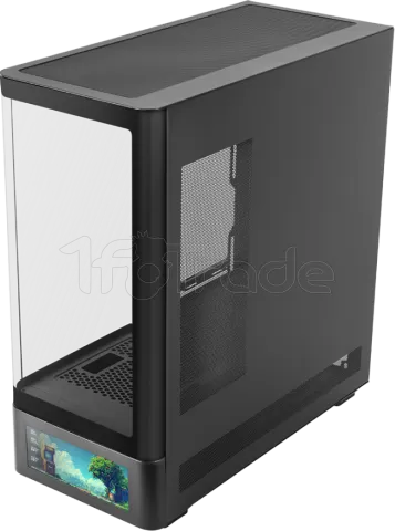 Photo de Boitier Moyen Tour ATX Mars Gaming MC-LCD Pro avec panneaux vitrés (Noir)