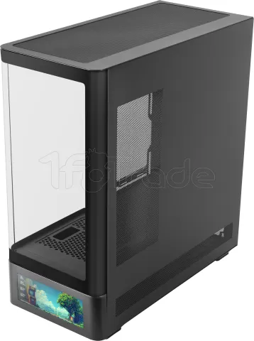 Photo de Boitier Moyen Tour ATX Mars Gaming MC-LCD Pro avec panneaux vitrés (Noir)