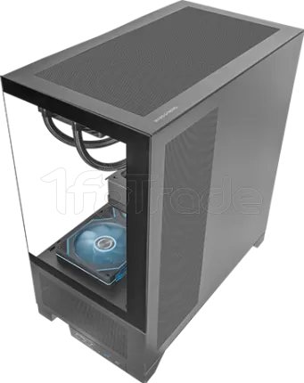 Photo de Boitier Moyen Tour ATX Mars Gaming MC-LCDX avec panneaux vitrés (Noir)