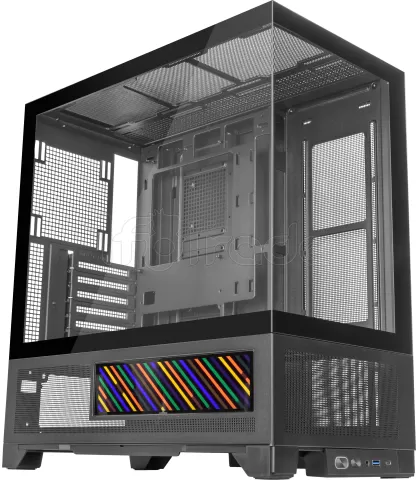 Photo de Boitier Moyen Tour ATX Mars Gaming MC-LCDX avec panneaux vitrés (Noir)