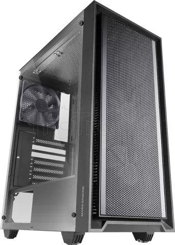 Photo de Boitier Moyen Tour ATX Mars Gaming MC-PMax avec panneau vitré (Noir)
