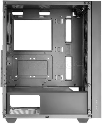 Photo de Boitier Moyen Tour ATX Mars Gaming MC-PMax avec panneau vitré (Noir)