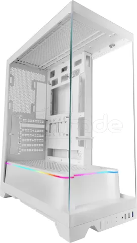 Photo de Boitier Moyen Tour ATX Mars Gaming MC-Prisme avec panneaux vitrés (Blanc)