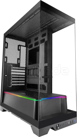 Photo de Boitier Moyen Tour ATX Mars Gaming MC-Prisme avec panneaux vitrés (Noir)