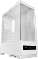 Photo de Boitier Moyen Tour ATX Mars Gaming MC-Pulsar avec panneaux vitrés (Blanc)