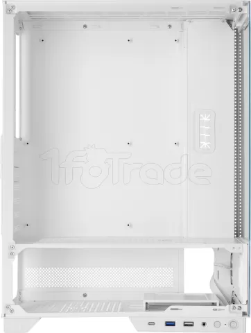 Photo de Boitier Moyen Tour ATX Mars Gaming MC-Pulsar avec panneaux vitrés (Blanc)