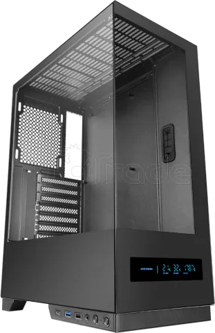 Photo de Boitier Moyen Tour ATX Mars Gaming MC-Pulsar avec panneaux vitrés (Noir)