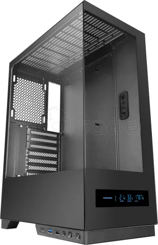 Photo de Boitier Moyen Tour ATX Mars Gaming MC-Pulsar avec panneaux vitrés (Noir)