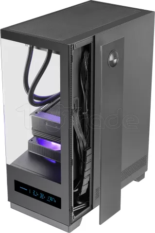 Photo de Boitier Moyen Tour ATX Mars Gaming MC-Pulsar avec panneaux vitrés (Noir)