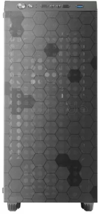 Photo de Boitier Moyen Tour ATX Mars Gaming MC-Q3 RGB avec panneau vitré (Noir)