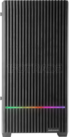Photo de Boitier Moyen Tour ATX Mars Gaming MC-Quantum RGB avec panneau vitré (Noir)