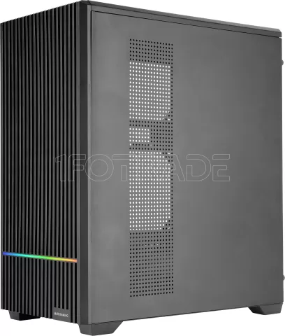 Photo de Boitier Moyen Tour ATX Mars Gaming MC-Quantum RGB avec panneau vitré (Noir)