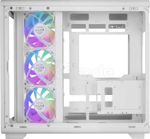 Photo de Boitier Moyen Tour ATX Mars Gaming MC-Rev RGB avec panneaux vitrés (Blanc)