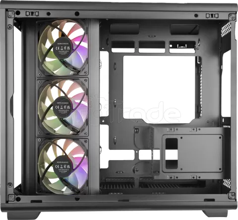 Photo de Boitier Moyen Tour ATX Mars Gaming MC-Rev RGB avec panneaux vitrés (Noir)