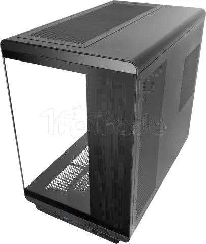 Photo de Boitier Moyen Tour ATX Mars Gaming MC-Rev RGB avec panneaux vitrés (Noir)