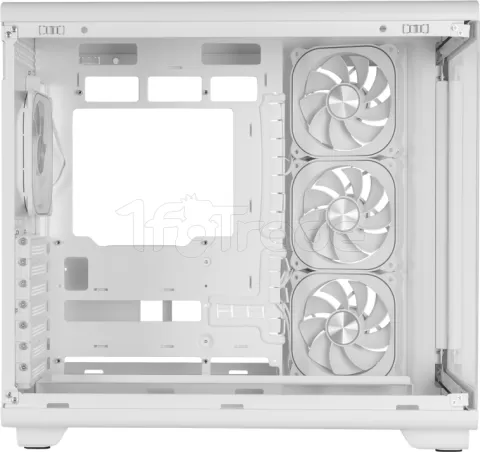 Photo de Boitier Moyen Tour ATX Mars Gaming MC-RevMax RGB avec panneaux vitrés (Blanc)