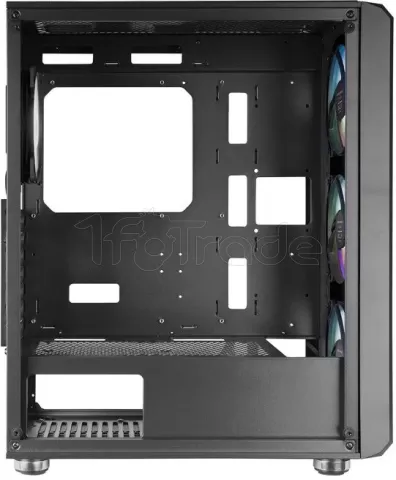 Photo de Boitier Moyen Tour ATX Mars Gaming MC-Vault RGB avec panneau vitré (Noir)