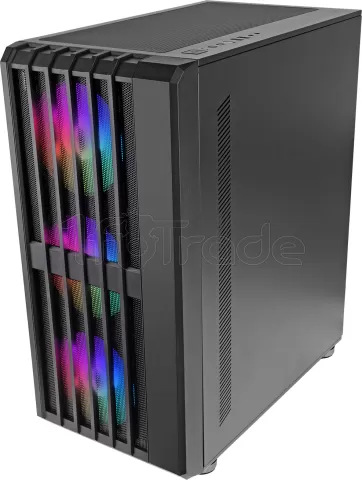 Photo de Boitier Moyen Tour ATX Mars Gaming MC-Vault RGB avec panneau vitré (Noir)