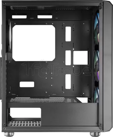 Photo de Boitier Moyen Tour ATX Mars Gaming MC-Vault RGB avec panneau vitré (Noir)