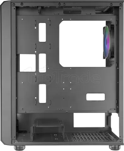Photo de Boitier Moyen Tour ATX Mars Gaming MC-Vault RGB avec panneau vitré (Noir)