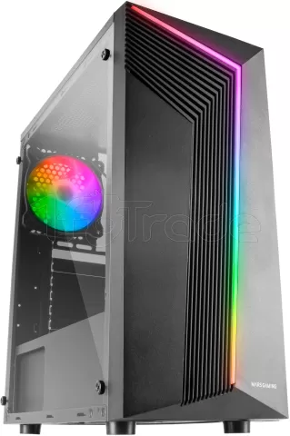 Photo de Boitier Moyen Tour ATX Mars Gaming MC-X7 RGB avec panneau vitré (Noir)