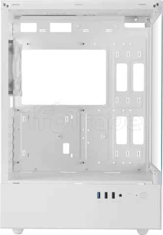Photo de Boitier Moyen Tour ATX Mars Gaming MC-XO RGB avec panneaux vitrés (Blanc)