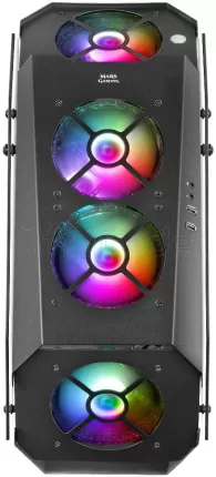 Photo de Boitier Moyen Tour ATX Mars Gaming MC51 RGB avec panneaux vitrés (Noir)