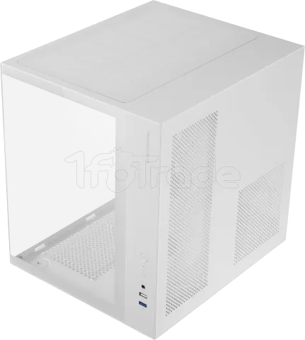Photo de Boitier Moyen Tour ATX Mars Gaming MCV-One avec panneaux vitrés (Blanc)