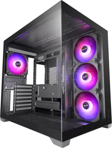 Photo de Boitier Moyen Tour ATX Mars Gaming MCV5 RGB avec panneaux vitrés (Noir)