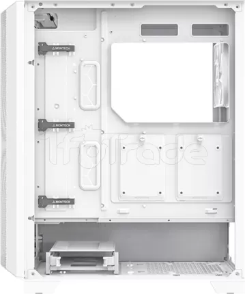 Photo de Boitier Moyen Tour ATX Montech Sky One Lite RGB avec panneau vitré (Blanc)
