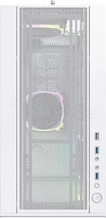 Photo de Boitier Moyen Tour ATX Montech Sky Two RGB avec panneaux vitrés (Blanc)