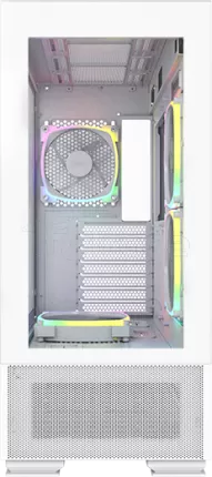Photo de Boitier Moyen Tour ATX Montech Sky Two RGB avec panneaux vitrés (Blanc)