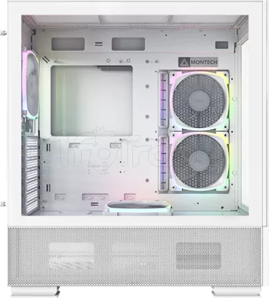 Photo de Boitier Moyen Tour ATX Montech Sky Two RGB avec panneaux vitrés (Blanc)