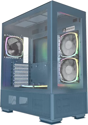 Photo de Boitier Moyen Tour ATX Montech Sky Two RGB avec panneaux vitrés (Bleu)