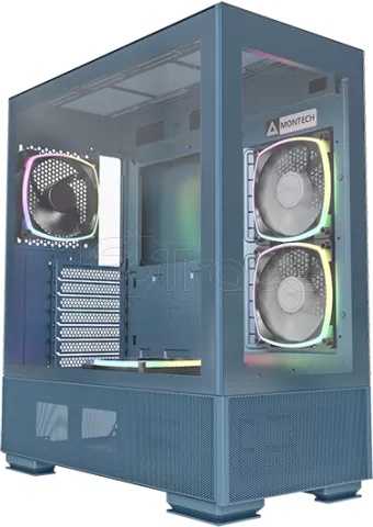 Boitier Moyen Tour ATX Montech Sky Two RGB avec panneaux vitrés (Bleu)