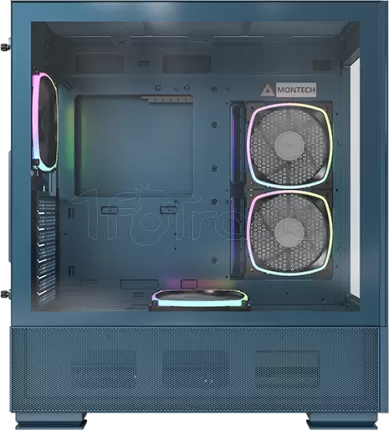 Photo de Boitier Moyen Tour ATX Montech Sky Two RGB avec panneaux vitrés (Bleu)