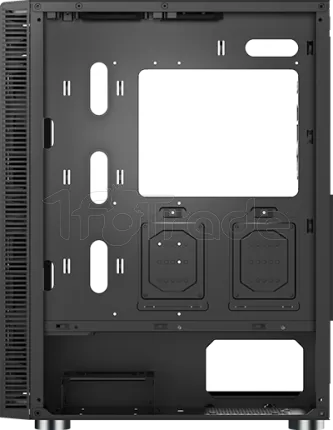 Photo de Boitier Moyen Tour ATX Montech X3 Mesh RGB avec panneaux vitrés (Noir)