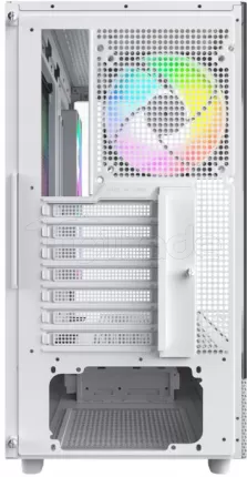 Photo de Boitier Moyen Tour ATX Montech XR RGB avec panneaux vitrés (Blanc)