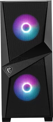 Photo de Boitier Moyen Tour ATX MSI Mag Forge 100R RGB avec panneau vitré (Noir)