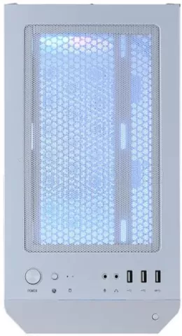 Photo de Boitier Moyen Tour ATX MSI Mag Forge M100R RGB avec panneau vitré (Blanc)