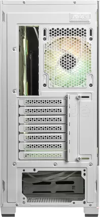 Photo de Boitier Moyen Tour ATX MSI Mag Pano 110R Project Zero RGB avec panneaux vitrés (Blanc)