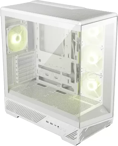 Photo de Boitier Moyen Tour ATX MSI Mag Pano 130R Project Zero RGB avec panneaux vitrés (Blanc)