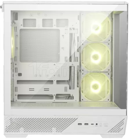 Photo de Boitier Moyen Tour ATX MSI Mag Pano 130R Project Zero RGB avec panneaux vitrés (Blanc)