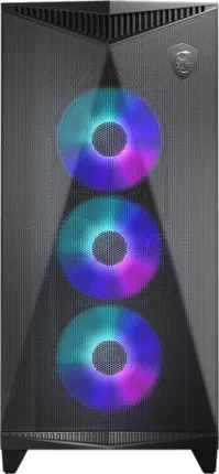 Photo de Boitier Moyen Tour ATX MSI MPG Gungnir 300R Airflow RGB avec panneaux vitrés (Noir)